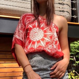 Single Sleeve Silk Shirt